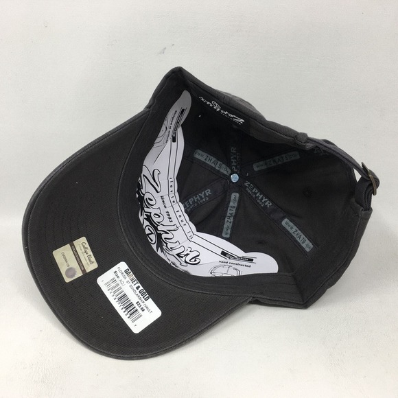 Zhats Zephyr Florida St. Scholarship Vault Hat, Unisex Size Adjustable - Grey/Mu - Picture 8 of 10